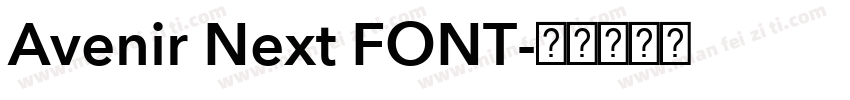 Avenir Next FONT字体转换